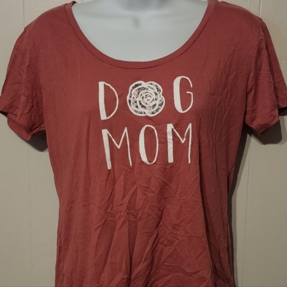 Dog Mom Shirt Cap‎ Sleeve Hi Low Lightweight Medium Next Generation A466